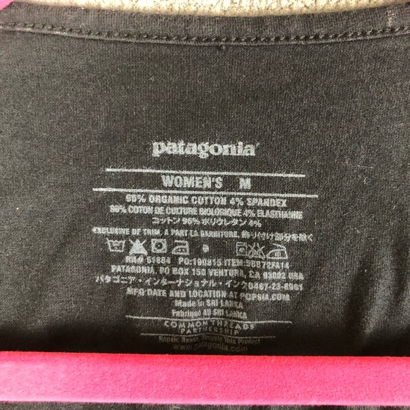 Patagonia Margot 3/4 Sleeve V Neck Organic Cotton size M - Picture 4 of 5